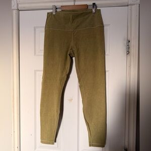 Lululemon Olive Green High-Waisted Leggings